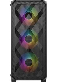 Resim FAZEON F4 650W 80PLUS BRONZE Mesh 4x120mm ARGB Fanlı ATX Bilgisayar Kasası 