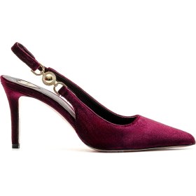 Resim Sofia Baldi Klaun Bordo Tekstil Kadın Stiletto & Abiye 