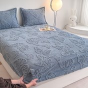 Resim Sonbahar ve Kış Sıcak Taffeta Düz Çarşaf, Derin Cep Tasarımı ile Yatak Koruyucu, Rahat Kaymaz, Kelebek Jakar, Yatak Odası, Yurt Yatak Tek Kişilik Düz Çarşaf, 88 Ülke'de Mevcut, Tek Kişilik Yatak Çarşafı 