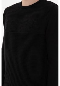 Resim U.S. Polo Assn. Erkek Slim Fit Bisiklet Yaka Siyah Kazak 50293089-VR046 