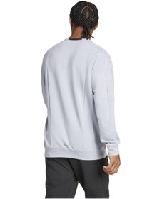 Resim Halsıl Adidas Erkek Günlük Kapşonlu Eşofman Üstü D4t Crew Sweats Jp0927 Gri 