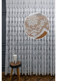 Resim Evdepo Home Damask Kullanıma Hazır Tül Perde (546640431) 