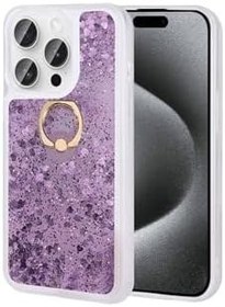 Resim PSR aksesuar Mor Zore Milce Kılıf-Mor iPhone 15 Pro ile uyumlu 