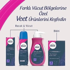 Resim Veet Professional Tüm Cilt Tipleri Için Tüy Dökücü Krem, 600ML Süper Fırsat Paketi (3 x 200 Ml) 