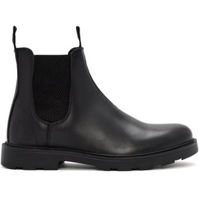 Resim Men's Black Leather Chelsea Boots 