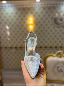 Resim BİKO MAX Simli şık kadın ayakkabısı 