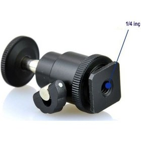 Resim Ayex Tripod Monopod ve Hot Shoe İçin Mini Kafa Mini Ball Head 