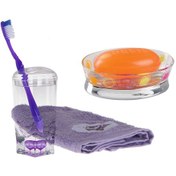 Resim 2 Li Banyo Seti.Damlalı Ve Halkalı Model Şeffaf 