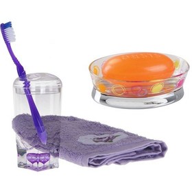 Resim 2 Li Banyo Seti.Damlalı Ve Halkalı Model Şeffaf 