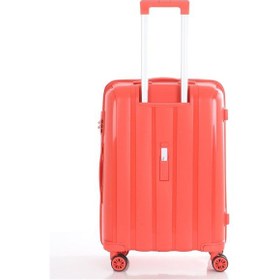 Resim Mçs V305 Kırılmaz Polipropilen Büyük Boy Valiz Mercan 