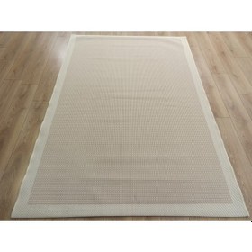 Resim Çam Halı Sisal 9427 Krem / Bej Bordürlü Jüt Sisal Kilim - 160x230 