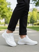 Resim AYK'S Beyaz Esnek Hafif Erkek Spor Ayakkabı Xstep 020-Cilt M 