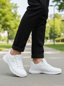 Resim AYK'S Beyaz Esnek Hafif Erkek Spor Ayakkabı Xstep 020-Cilt M 