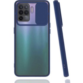 Resim Mobaxaksesuar Oppo Reno 5 Lite Kılıf Kamera Kapatmalı Lensi Case 