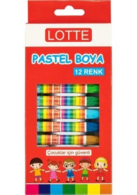 Resim Lotte Pastel Boya 12 Renk 