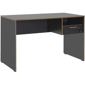 Resim Concept Kilitli Çekmeceli Çalışma Masası-antrasit-kontra 120x75x60 Cm Gxyxd 