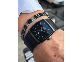 Resim Bentini Garantili Su Geçirmez Paslanmaz, Renk Atmaz Çelik Kordon Çelik Kasa Erkek Kol Saati 