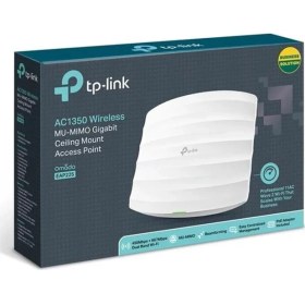 Resim SHC4200 Tp-Link Omada EAP225 AC1350 Dual Band Wifi 1xgbit RJ45 450MBPS/2.4GHZ Tavan Ti̇pi̇ Access Point (Poe 