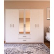 Resim Metalia Gm315 Cesar 6 Kapı 2 Çekmeceli Aynalı Gardırop 