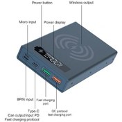 Resim Beyaz Cx5 Taşınabilir Güç Kaynağı Kılıfı Ayrılabilir Dıy 5x18650 Şarj Cihazı Kılıfı Hız Şarj Güç Bankası Kutusu Powerbank 57781512 