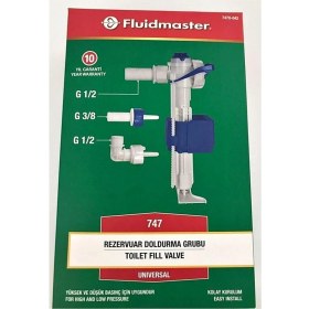 Resim Fluidmaster Vitra Kale Serel Creavit Bocci Uyumlu Germany Gömme Rezervuar Doldurma Grubu 