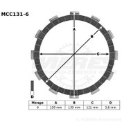 Resim Honda Vt 1100 C Debriyaj Balatası 