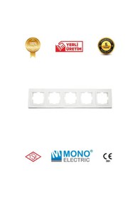 Resim Beyaz Beşli Çerçeve 10 Adet Mono Despina 