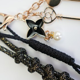 Resim Silent Vault El Yapımı Örgü Dokulu Çanta Süsü - RopeCharm (Bag Charm) | Happyangels 