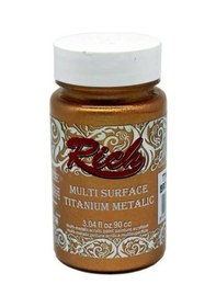 Resim Rich Multi Surface Titanium Metalik Boya 90 Cc. 2532 Bronz 
