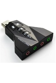 Resim WOZLO 7.1 Usb Ses Kartı Usb Sound Kart Virtual 3D Çevirici 
