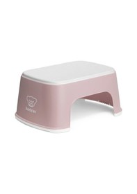 Resim BabybBörn Safe Step Basamak Powder Pink White 