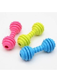 Resim Kauçuk Halter Köpek Oyuncağı 14 Cm 