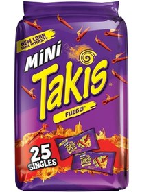 Resim Takis Mini Chips Fuego 25 Singles Bite Size 875gr 