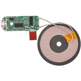 Resim Kablosuz Şarj Modülü 10w 2a Mobil Akıllı Telefon Oyuncak Pil Şarj Transmiter Micro Usb 