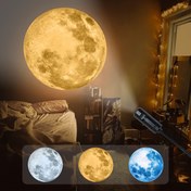 Resim 1 lamba + 3 renkli ay filtresi (sarı, beyaz, mavi). USB bağlantılı taşınabilir LED projeksiyon ışığı, yatak odası tavan fotoğraf arka plan dekorasyonu için, 360° dönebilen dekoratif ışık. Sevgililer Günü, evlilik teklifi, düğün, kamp ve Noel süslemeleri için ideal 