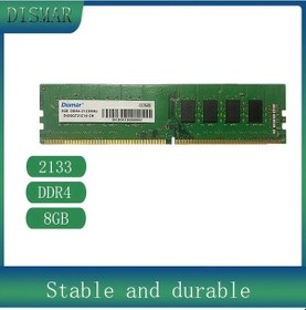 Resim Xuweiwei 1pc Dismar 8gb Ddr4 Ram 2133mhz Udımm Masaüstü Bellek Modülü 17000 Iops 1.5v Yeşil 