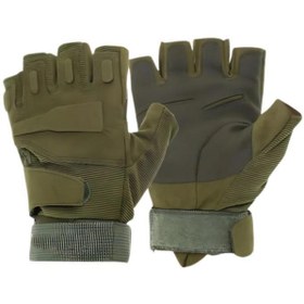 Resim SİNGLE SWORD Blackhawk Taktik Eldiven Askeri Eldiven Bisiklet Eldiveni Yarım Parmak Eldiven 