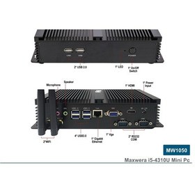 Resim Maxwera MW1050 i5-4310U 8 GB 256 GB SSD Wi-Fi Free Dos Mini PC 