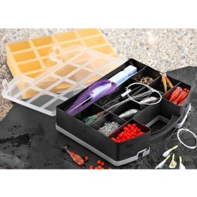 Resim Tamirci Balıkçı Takım Çantası 28 Bölmeli Çift Taraflı Çanta 