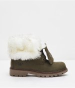 Resim Caterpillar Utah Fur Dark Olıve Nubuk Kadın Bot 001 
