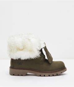 Resim Caterpillar Utah Fur Dark Olıve Nubuk Kadın Bot 001 