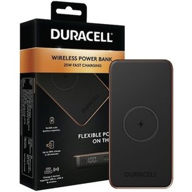 Resim Duracell 10.000mAh 25W PD3 WIRELESS Power Bank 