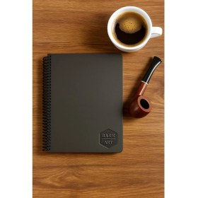Resim Siyah Defter ve Beyaz Jel Kalem Seti 
