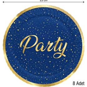 Resim Roll Up Karton Tabak Parti Zamanı Lacivert 