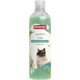 Resim Beaphar Macadamia Yağı ve Aloe Vera Özlü Kedi Şampuanı 250 Ml 