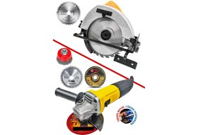 Resim Proxtech Usta Set Premium Kalite Taşlama Ahşap, Metal, Plastik Sunta Açılı Kesme Daire Testere Set 