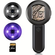 Resim LEIPAN 1000X HD El Tipi Dijital Mikroskop, 5.08cm IPS Ekran, 100° Dönen Lens, 8.89cm LCD ve 0.51cm Fokal Uç, USB Güçlü, Bitkiler, Mantarlar, Bakteriler, PCB (Bitki Hücre, Mantar, Bakteri ve PCB) için - Taşınabilir Mikroskop Aracı, Mikroskop, Bitki Hücre Analizi, Kullanıcı Dostu Arayüz, Dayanıklı Yapı 