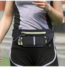 Resim Ebitda Spor Koşu Bel Çantası: Su Şişesi Tutucu, Bisiklet, Koşu, Dağcılık, Köpek Yürüyüşü, Seyahat İçin Siyah & Yeşil Siyah - Yeşil 