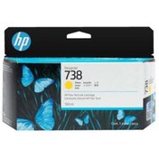 Resim HP 738 Yellow Sarı 130ML Plotter Kartuşu 498N7A 