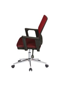 Resim Uzayofismobilyaları Uzay Ofis Ada Çalışma Koltuğu - Bordo 